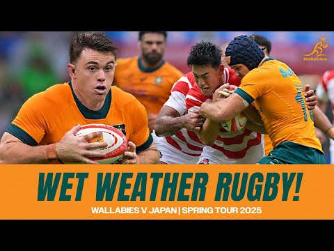 Tested in Tokyo 🌧️ | Wallabies v Japan Highlights | Spring Tour Rewind