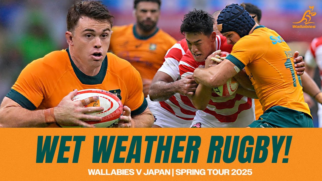 Проверено в Токио 🌧️ | Wallabies против Японии: лучшие моменты | Весенний тур: обзор