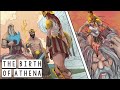 The Birth of Athena: The Incredible Origin of the Goddess of Wisdom - Greek Mythology in Comics