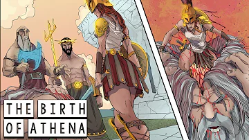 The Birth of Athena: The Incredible Origin of the Goddess of Wisdom - Greek Mythology in Comics