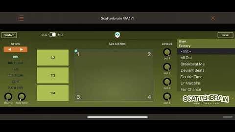 Live glitching with Scatterbrain (iOS)