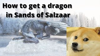 How to get a dragon in Sands of Salzaar