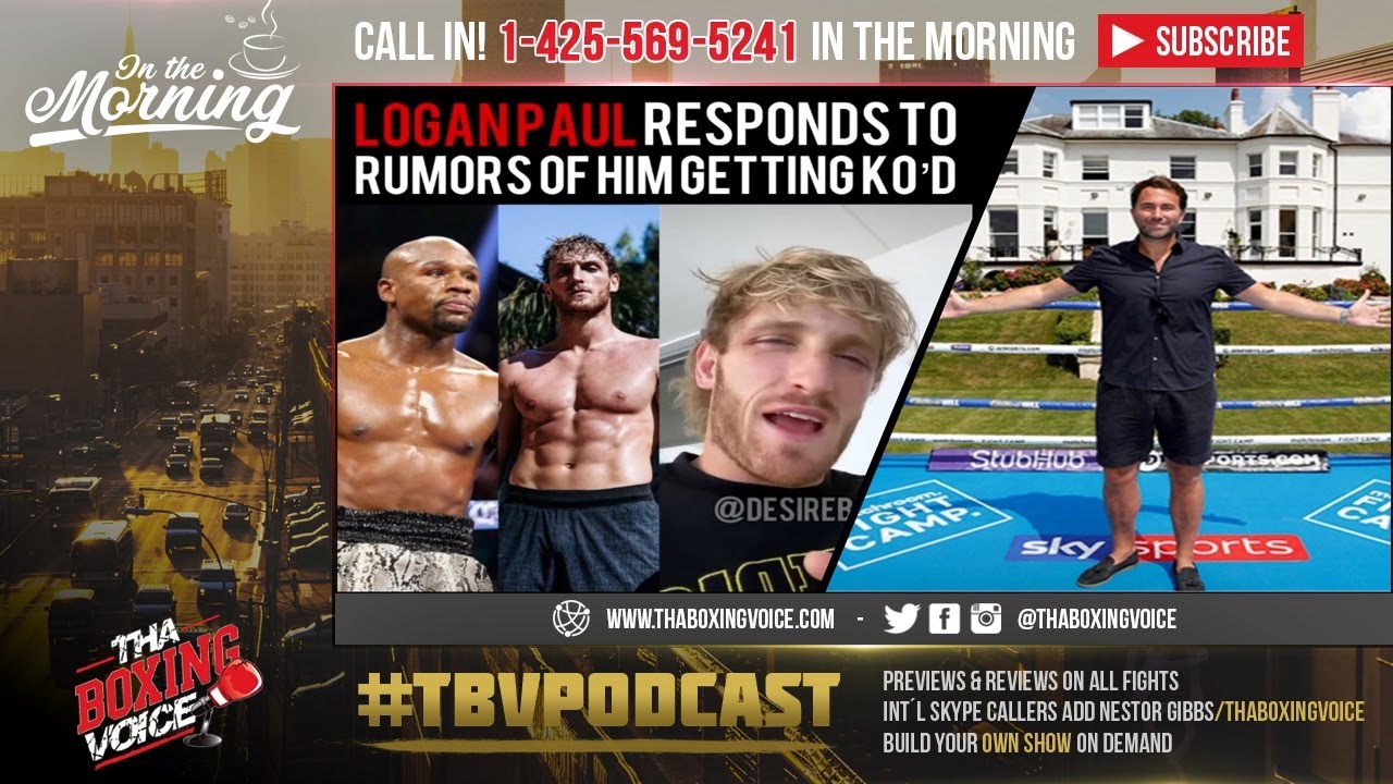 Logan Paul Fires Back Haters Who Say Mayweather Ko D Him Eddie Gives Joshua Vs Usyk Update News Wacoca Japan People Life Style