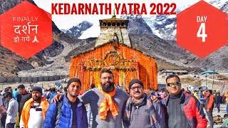 Kedarnath Yatra October 2022 Day 4 kedarnath Darshan