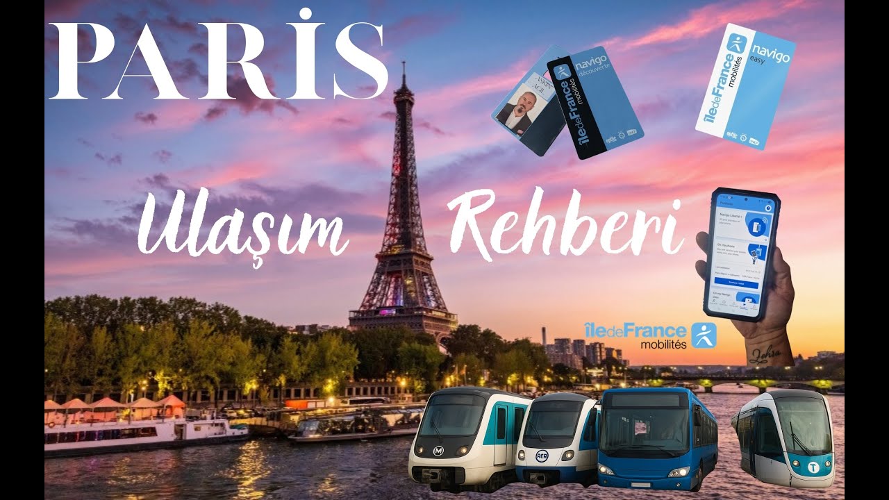 Paris'te Toplu Taşıma Rehberi/ Metro,RER,Otobüs ve Telefon Uygulamaları