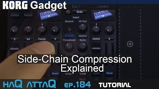 KORG Gadget │ Side-Chain Compression Tutorial - haQ attaQ 184 screenshot 3