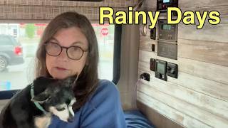 Solo Van Travel Over 50 | Rainy Day Mindset and Pet Anxiety
