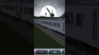 Train Driver 15 in Tutorial  at Night #gameworld #train #traingame