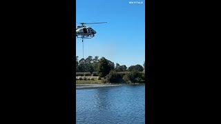 Hillsborough County crews battling brush fire in Riverview Hillsborough County crews battling brush fire in Riverview