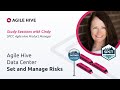 Agile Hive Data Center | Set and Manage Risks | Study Sessions with Cindy