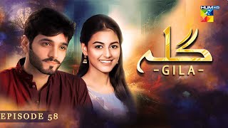 Gila Episode 58 [ Wahaj Ali - Anzela Abbasi ] Best Pakistani Serial - HUM TV