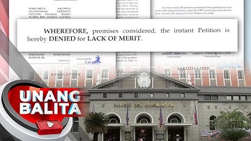 Huling disqualification case laban kay Bongbong Marcos, ibinasura ng COMELEC first division | UB