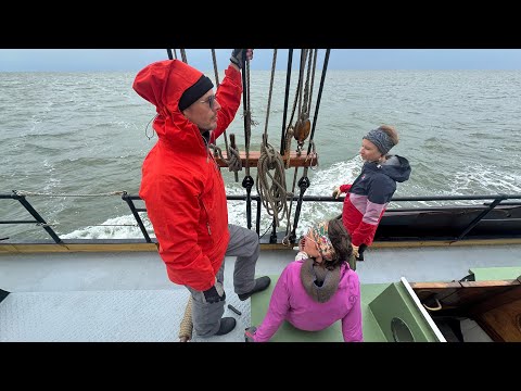 Taue runter, Segel rauf - Richtig fettes Segeln im Wattenmeer auf über 100jährigem, 30m langem Stahl