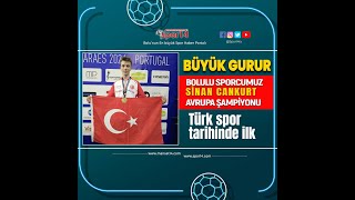 Büyük Gurur Bolulu Sporcumuz Avrupa Şampi̇yonu Oldu