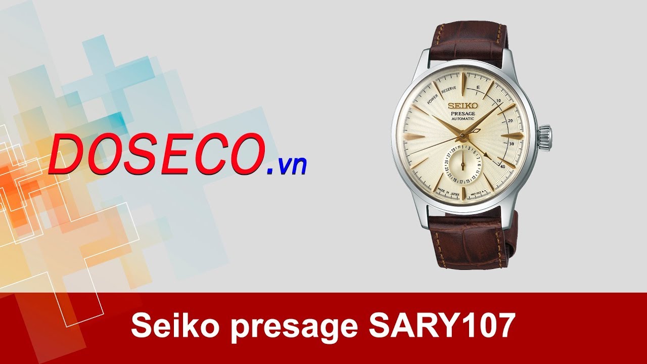 Góc Review nhanh] #347: Đồng hồ Seiko presage SARY107 - YouTube