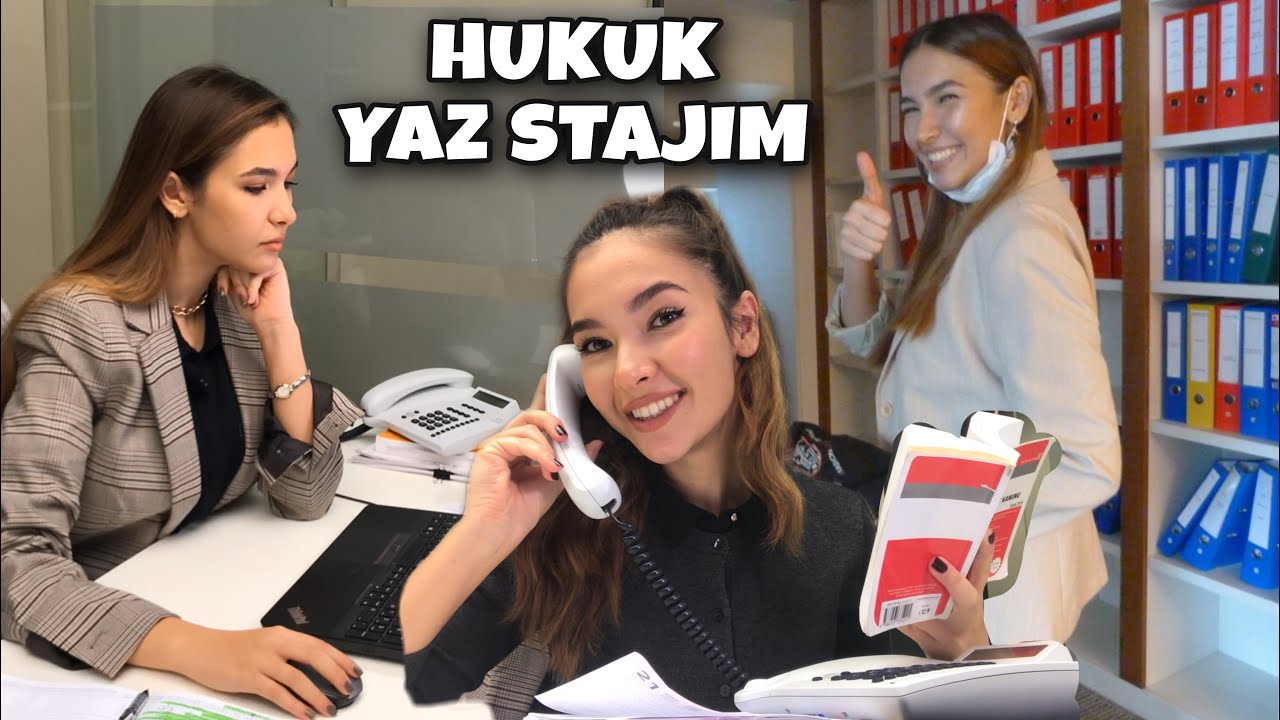 HUKUK ÖĞRENCİSİNİN YAZ STAJI / Benimle hukuk bürosunda birkaç gün stajyer olmak / Neler yapıyorum?