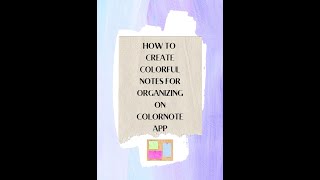 How to Create Colorful Notes for Organizing on ColorNote App | Muneeb Bolo | Urdu/Hindi screenshot 1