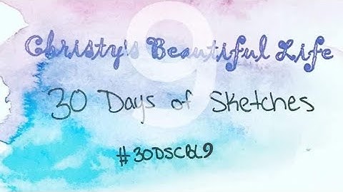 Christy’s Beautiful Life 30 Days of Sketches - Using a NJFB Kit - The Details - Vicki Boutin