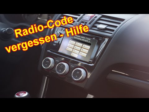 Autoradio Code verloren oder vergessen – Was tun – Radio PIN vom Auto herausfinden