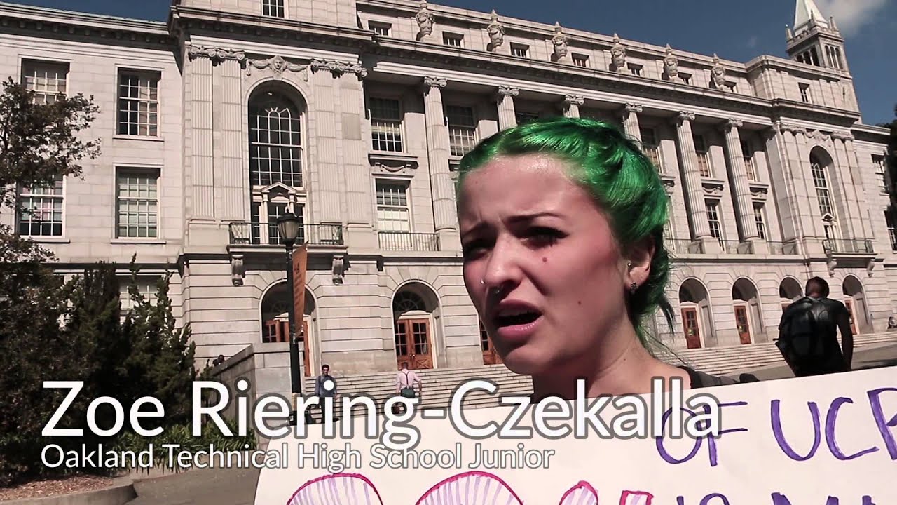 UC Berkeley and Oakland high school students protest tuition hikes ...