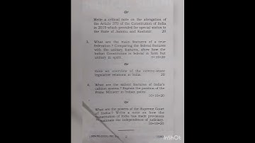 MA 1st sem question paper|| pol sc||dibrugarh university|| distance education||2022 #assam #minivlog