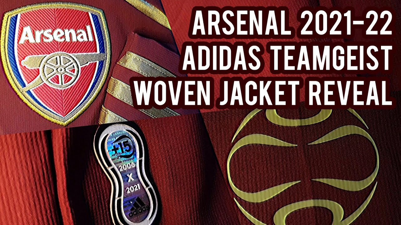 Arsenal 21 22 Adidas Teamgeist Woven Jacket Reveal Youtube