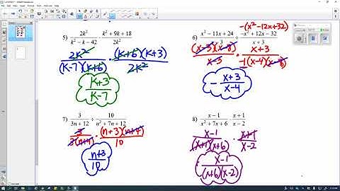 1 4 NOTES Simplifying Rational Expressions