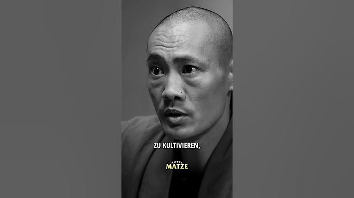 Die Angst bringt nichts - Shi Heng Yi #hotelmatze