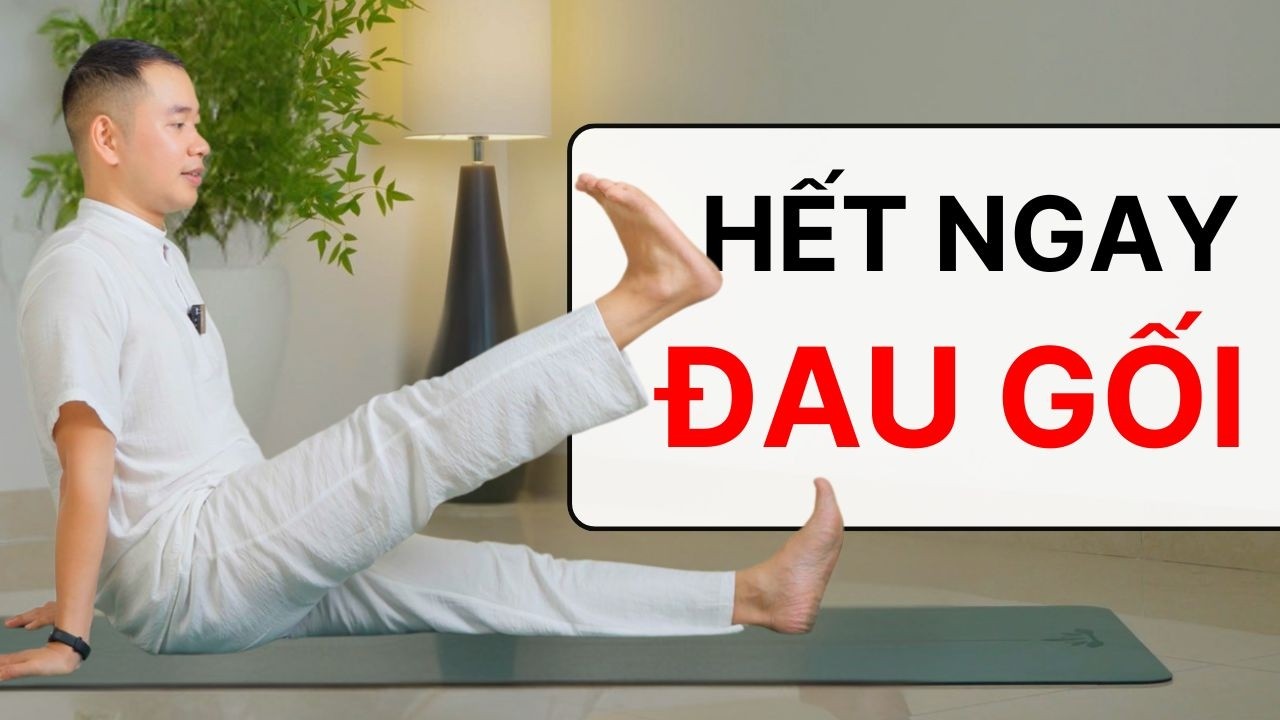 Yoga đặc trị ĐAU KHỚP GỐI tại nhà (Hết tê nhức chân )| Hải Ninh Yoga