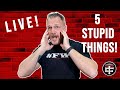 🔴 REPLAY: Monday Mindset Reset - 5 Stupid Things You're Doing Right Now in Your Business