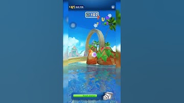 Sonic dash in the deep ocean gameplay #sonicdash #shadow #blaze #tails #shorts