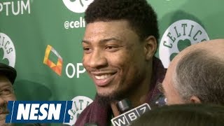 Marcus Smart reveals the secrets to Jaylen Brown's trash talking