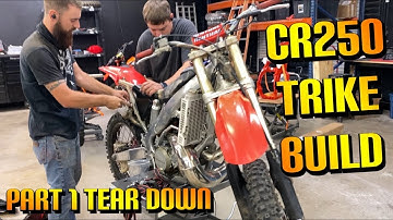 Honda CR250 2 Stroke TRIKE Build  Part 1 Tear Down  -Modern  ATC250R-