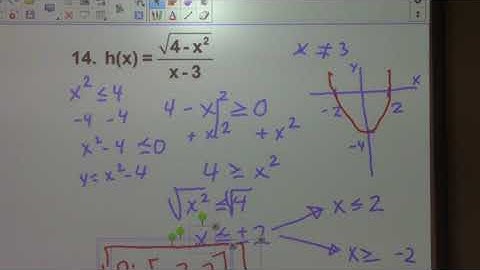 Precalculus Class 08/19/20 Chapter 1.2 Exercises 11-20 Find Domain and Range of Functions