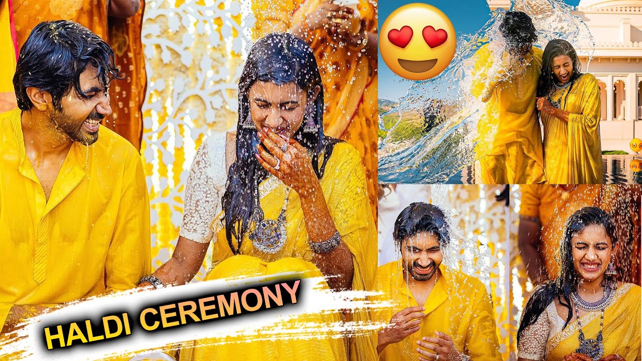 Niharika And Chaitanya's Haldi Ceremony Cute Moments | 