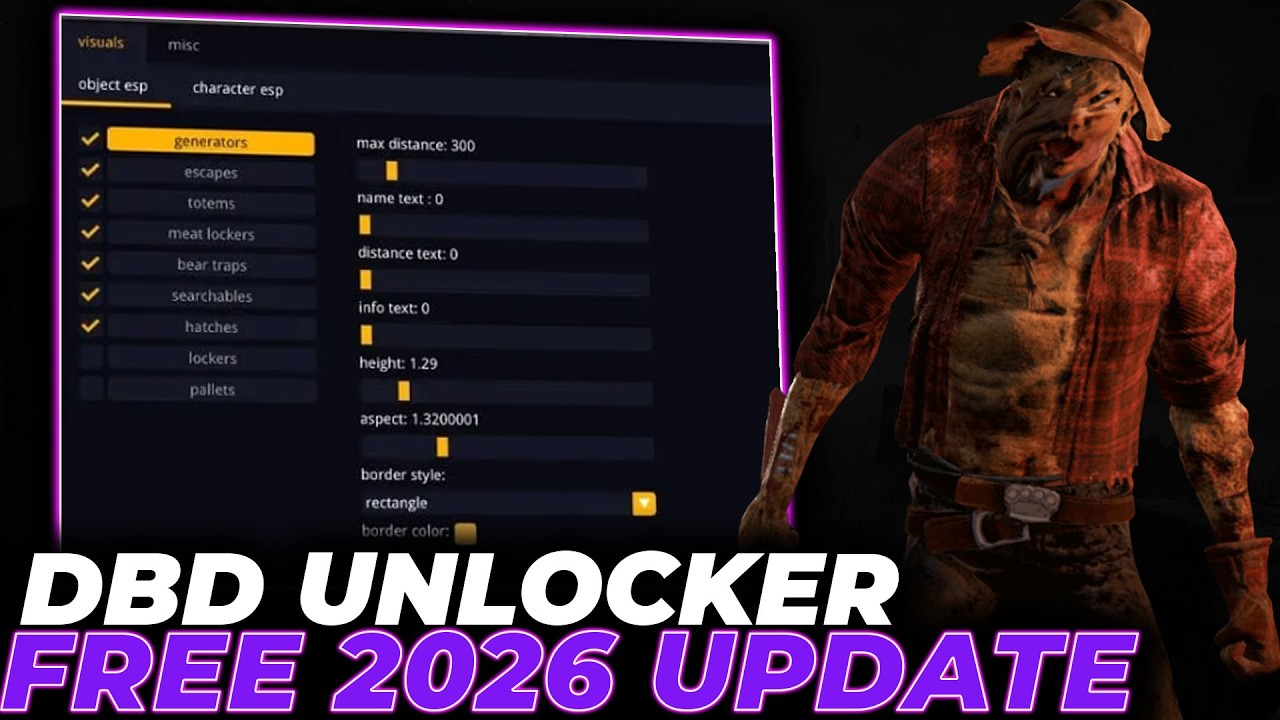 DBD Unlocker | DBD Unlock All | UNLOCK ALL PERKS & COSMETICS FOR FREE! (Undetected)