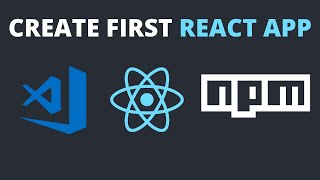 First React app using create-react-app | VS code | npx | npm screenshot 1