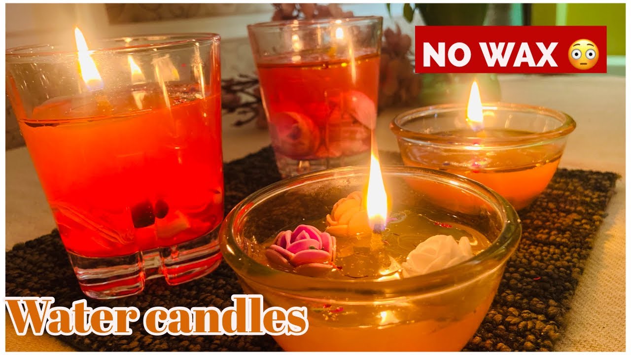 water candles diwali decoration ideas floating candles DIY home
