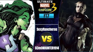 SexyRancheros vs D3mONHUNTER1914 FT7 UMVC3