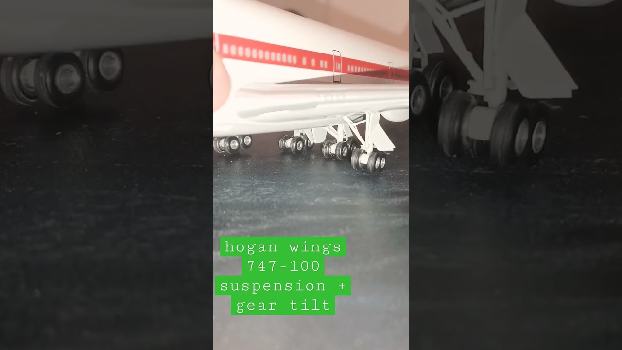 Hogan Wings 747-100 [gear tilt+suspension demo]