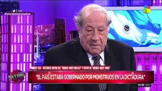 Robert Cox Recordó Cómo Fue Trabajar En La Argentina Durante La Dictadura