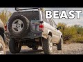 BEAST R50 Pathfinder In Arizona (Sub Frame Drop + Lockers)! Awesome Off-Road Pathfinder Builds!