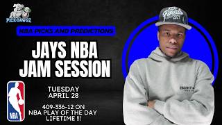 Tuesday NBA Picks 4/28/26 | Jay's NBA Jam Session Playoff Edition !!!!