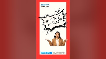 Nip It In The Bud -  Idiom of The Day