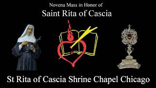Novena Mass in Honor of Saint Rita of Cascia