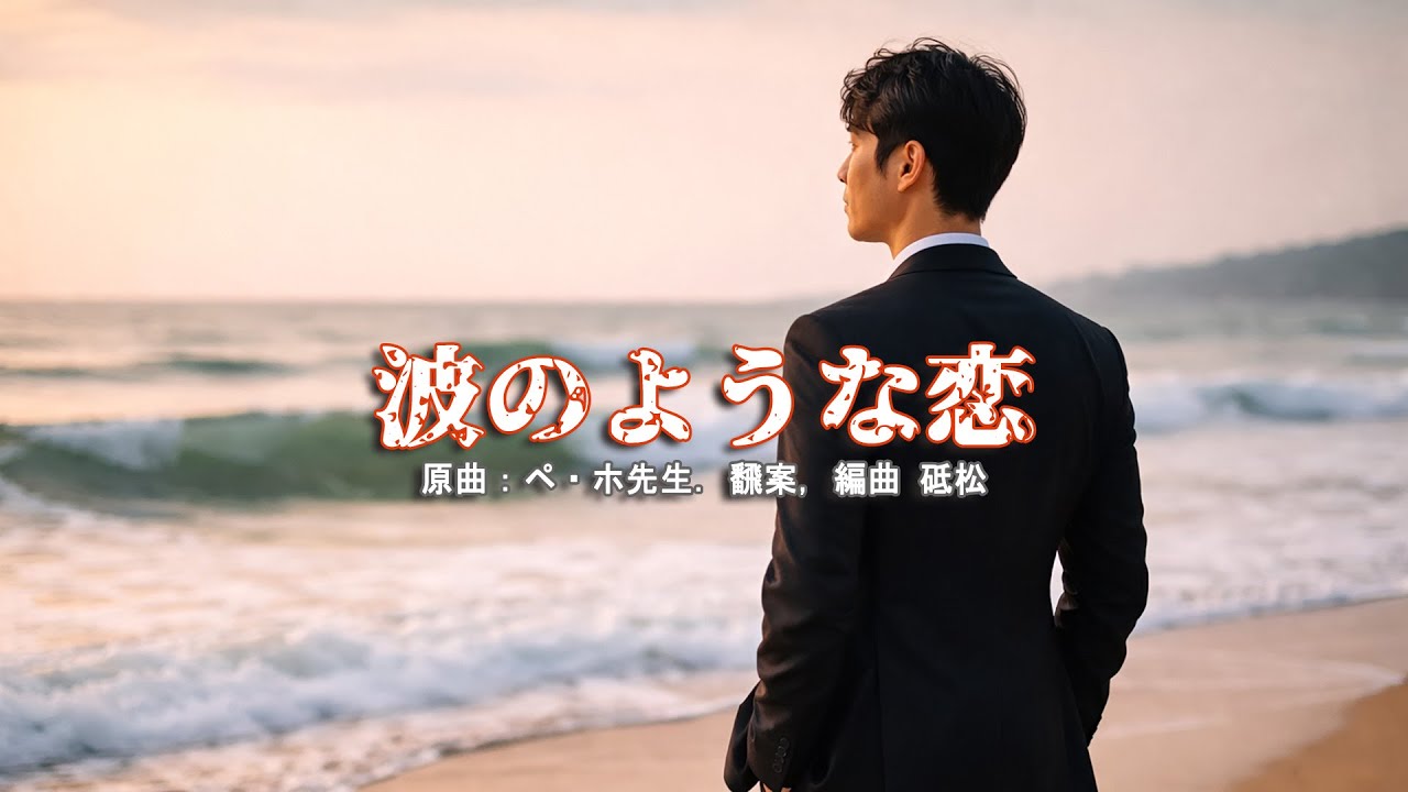 波のような恋. 原曲：ペ・ホ先生. 飜案, 編曲 砥松