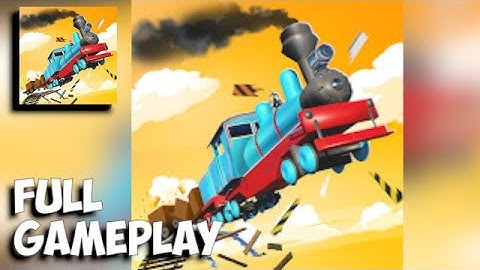 Slingshot Train - Full Gameplay - All Levels 1-9 (Android, iOS)