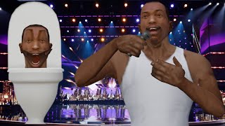 CJ Sings Skibidi Toilet in America gots talent