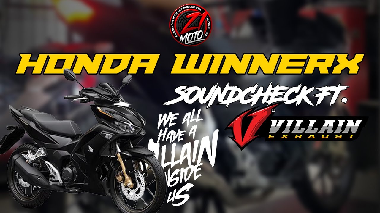 Honda WinnerX Soundcheck with Villain Exhaust | Zero One Moto