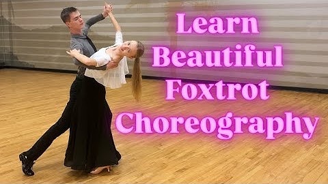 You Will LoveThis Beautiful Foxtrot Routine With Figure Names & Timing By Roma&Marta❤️